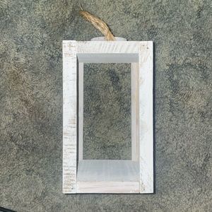 Handmade Lantern 4 3/4”L x 4 3/4”W x 8 1/4”L